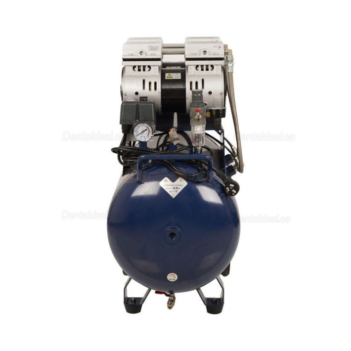 Dynamic DA5002 1.1KW/1.5HP Dental Oil Free Silent Air Compressor 50L Tank